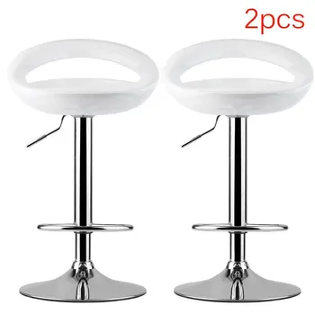 

2Pcs PU Leather Adjustable 360 Degree Swivel Gas Lift Mechanism Footrest Bar Stools Chair Bar Stools For Home Decoration Kitchen