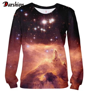 

Pullovers For Men 3D Printed Long sleeve Shirt Moon Cool Sky Pattern Funny Mens Clothing O-neck Tops Drop Ship Tops Long Sleeves