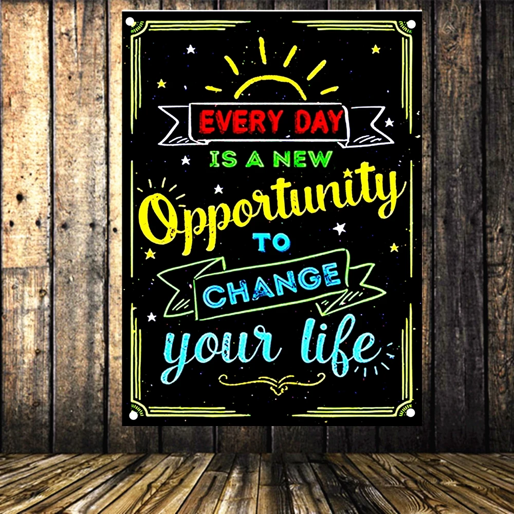 Ретро дизайн мотивирующая Цитата тренировочный тренажерный зал плакаты флаг &amp