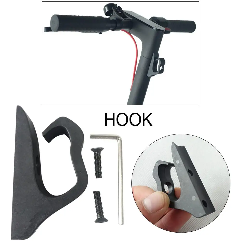New Type for Xiaomi Mijia M365 M365 PRO Electric Scooter Front Hook Hanger Helmet Bags Claw Skateboard Scooter Grip Handle Bag