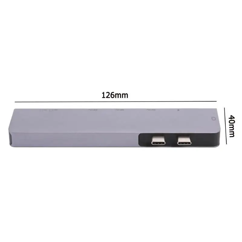 Портативный USB 3,1 Тип C конвертер HDMI 4K USB C USB 3,0 TF карта адаптер