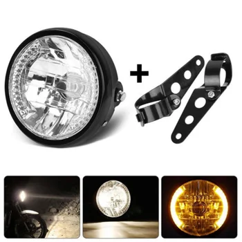 

Motorcycle Accessories Cruise Prince Car Retrofit Retro Headlight Headlight Ear Ear Bracket LED Turn Light Fe26