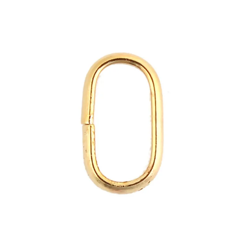 

DoreenBeads New Stainless Steel Opened Jump Rings Findings Oval Gold Color DIY Fashion Jewelry Accessories 12mm x 7mm, 2 PCs