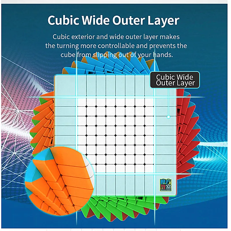 Moyu MoFang JiaoShi Meilong 10x10x10 магический куб MEILONG 10x10 скоростной куб cubing Class Moyu 10x10 Головоломка Magic cubo