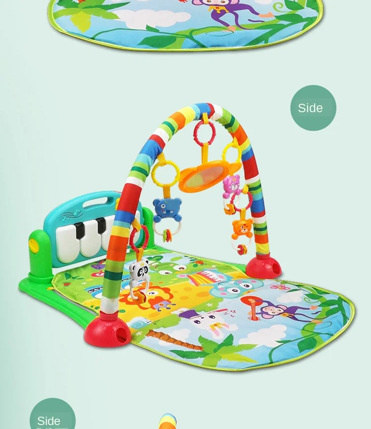 Pie De Bebe De Musica De Piano Para Ninos De 0 A 2 Anos Colchoneta De Juego Para Educacion Temprana Tienda De Campana Gimnasio De Actividades Manta De Actividades Para Bebe Aliexpress