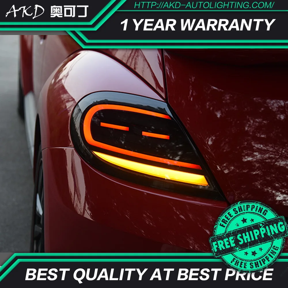 Car Styling For Vw Beetle Tail Lights 20132019 Led Dynamic Signal Tail
