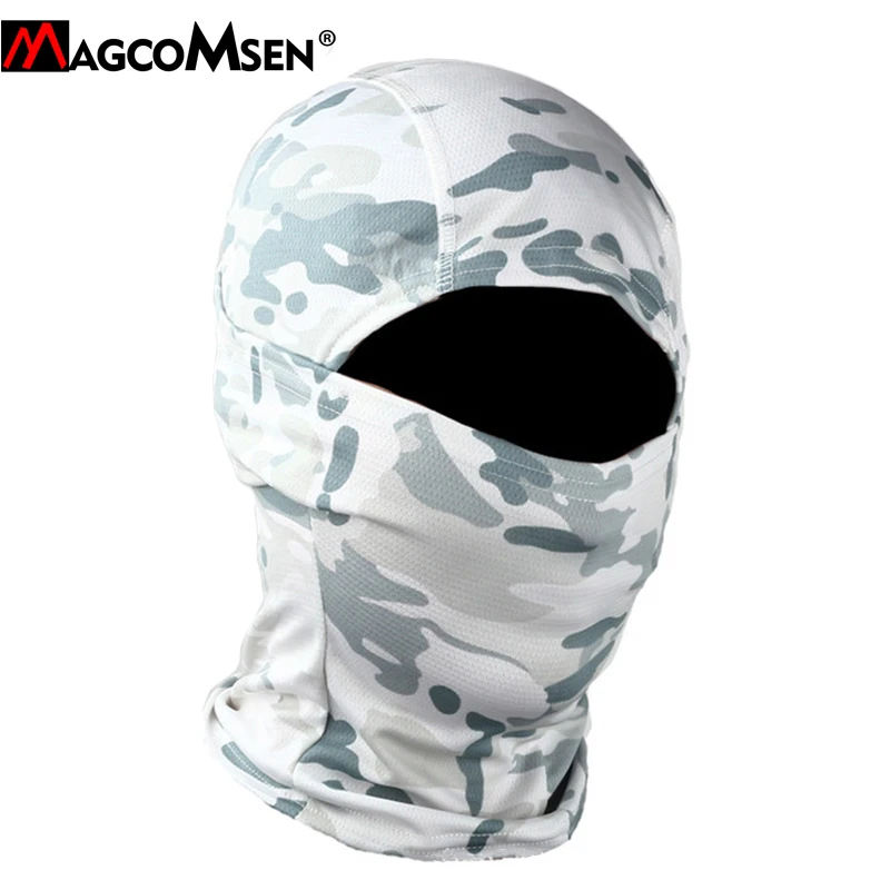 

MAGCOMSEN Tactical Camouflage Balaclava Full Face Mask Quick Dry Hunt Shoot Army Bike Helmet Military Equipment Airsoft Gears
