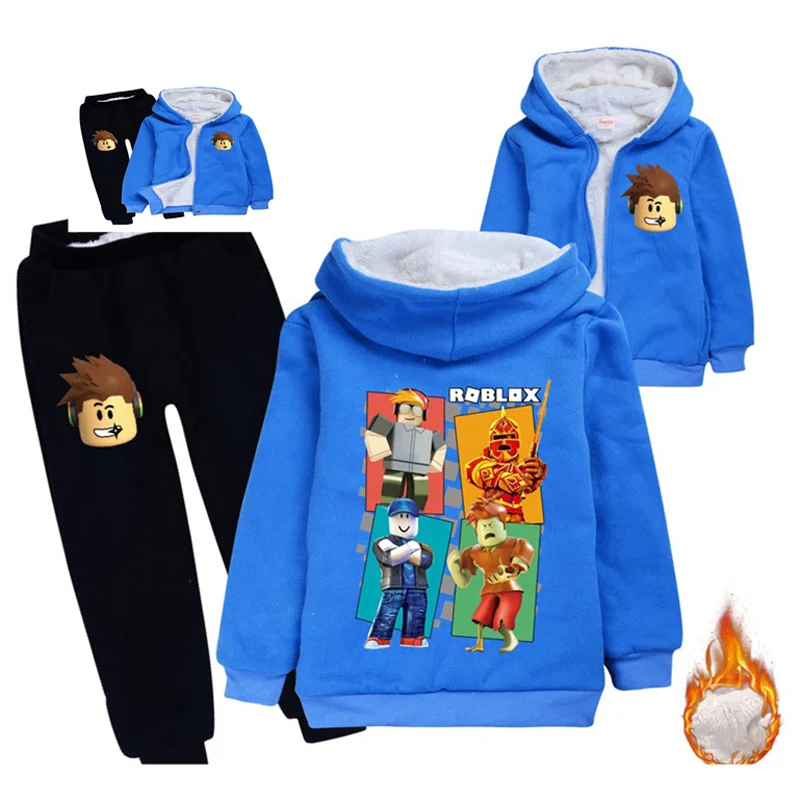 Children Thickened Hoodies Fleece Bear Suit Cotton Thicker Coat Childrens Clothing Sets Winter Models For Boys Girls Aliexpress - girl ropa de roblox png