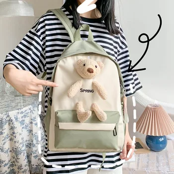 

Mori Series Cute Junior High School Student'S Girl'S Harajuku Schoolbag Ulzang Korean-Style Lightweight Nylon Women Casual Backp