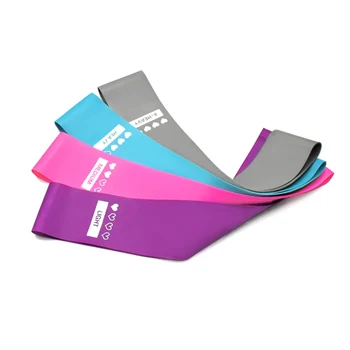 

Resistance Bands 4 Levels Exercises Elastic Fitness Training Yoga Loop Band Workout Pull Rope With Strength Training