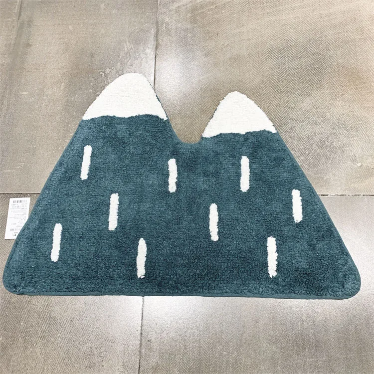 50X70cm Мультфильм животных Собака Щенок Собака крокодил творческих душ ванная комната короткие влагопоглощающие носки из хлопка ковер Детская комната Спальня Коврик для пола в фойе - Цвет: 50X70cm
