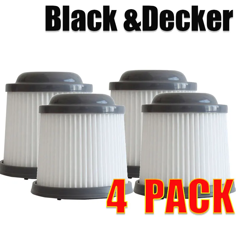 4pcs VF90 HEPA фильтр для BLACK&DECKER PVF110 PHV1210 PHV1210P PHV1210B PHV1210L-A9 PD1820LF PD1820LG PHV1810 PD1420L Часть#90552433 - Цвет: 4pcs