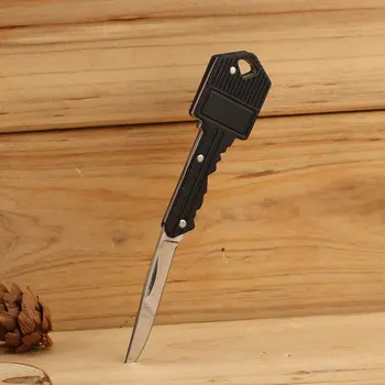 

Multifunctional Outdoor Camping Hiking Tools Foldable Portable Size Mini Hunting Knife Survivcal Key Shape Knife Tools