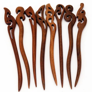 

Retro Wooden Carved Hair Stick Traditional Hair Chopsticks Hair Stick Pin Wood Hair Stick Jewelry Accessories