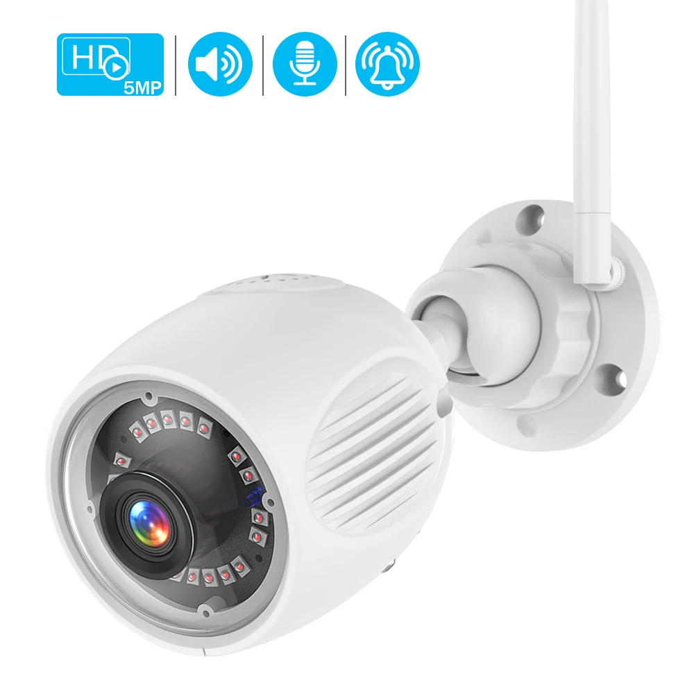 USAFEQLO H.265X 5.0MP WIFI IP камера ИИ обнаружения человека два способа Аудио Открытый P2P