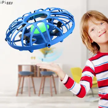 

EACHINE UFO Flying Ball Drone for Kids, E111 Blue Hand Operated Induction Levitation UFO Mini Drone Easy Play Indoor