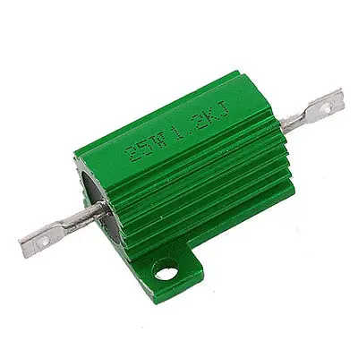 Крепление на шасси 25W 1,2 K Ohm 5% алюминиевый чехол резистор с проволочной обмоткой