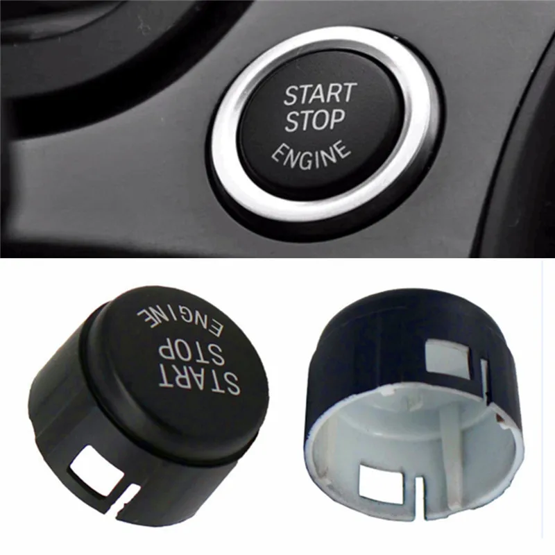 Авто старт/стоп стильная кнопка Зажигания для автомобиля переключатель Замените крышку ключевые аксессуары для BMW 5 6 7 F01 F02 F10 F11 F12 2009-2013 61319153832