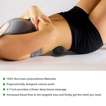 

Yoga Reflexology Ball Bump Fascia PU Foot Neck Cervical Massage Balls Health Outdoor Home Relax Exercise