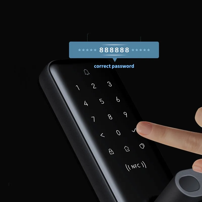 US $249.99 Aqara Smart N200 Door Lock Fingerprint Bluetooth Password NFC Unlock Works With Mijia Apple HomeKit Smart Linkage With Doorbell