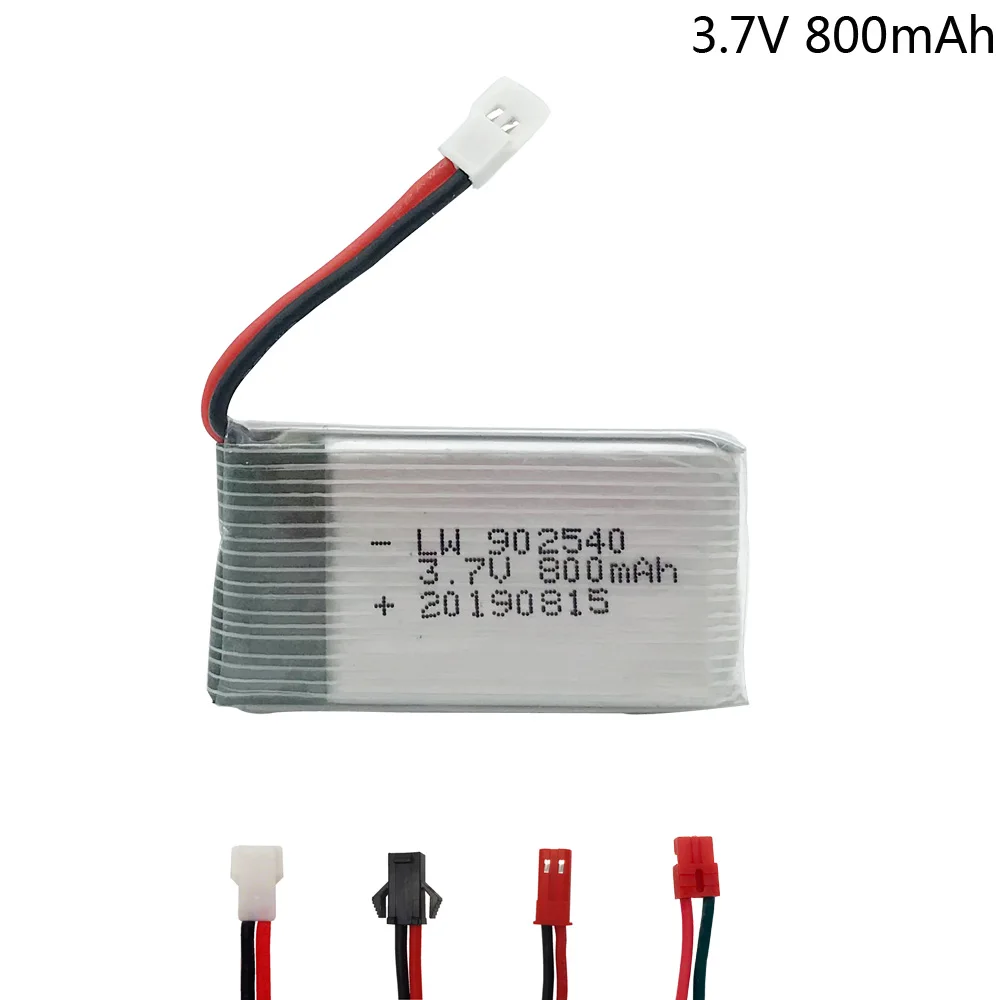3 7 В 800 мАч Lipo Battery 902540 для Syma X5SC X5HC X5HW X5UW MJX x400 X300C X800 RC Quadcopter Drone запасная часть V