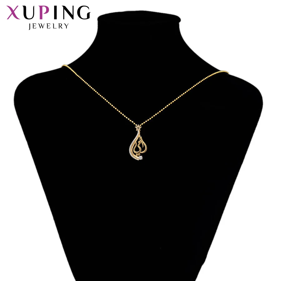 Мода Xuping винтажный кулон цвет чистого золота покрытые ювелирные изделия для женщин рождественские романтические подарки S215.5-35419