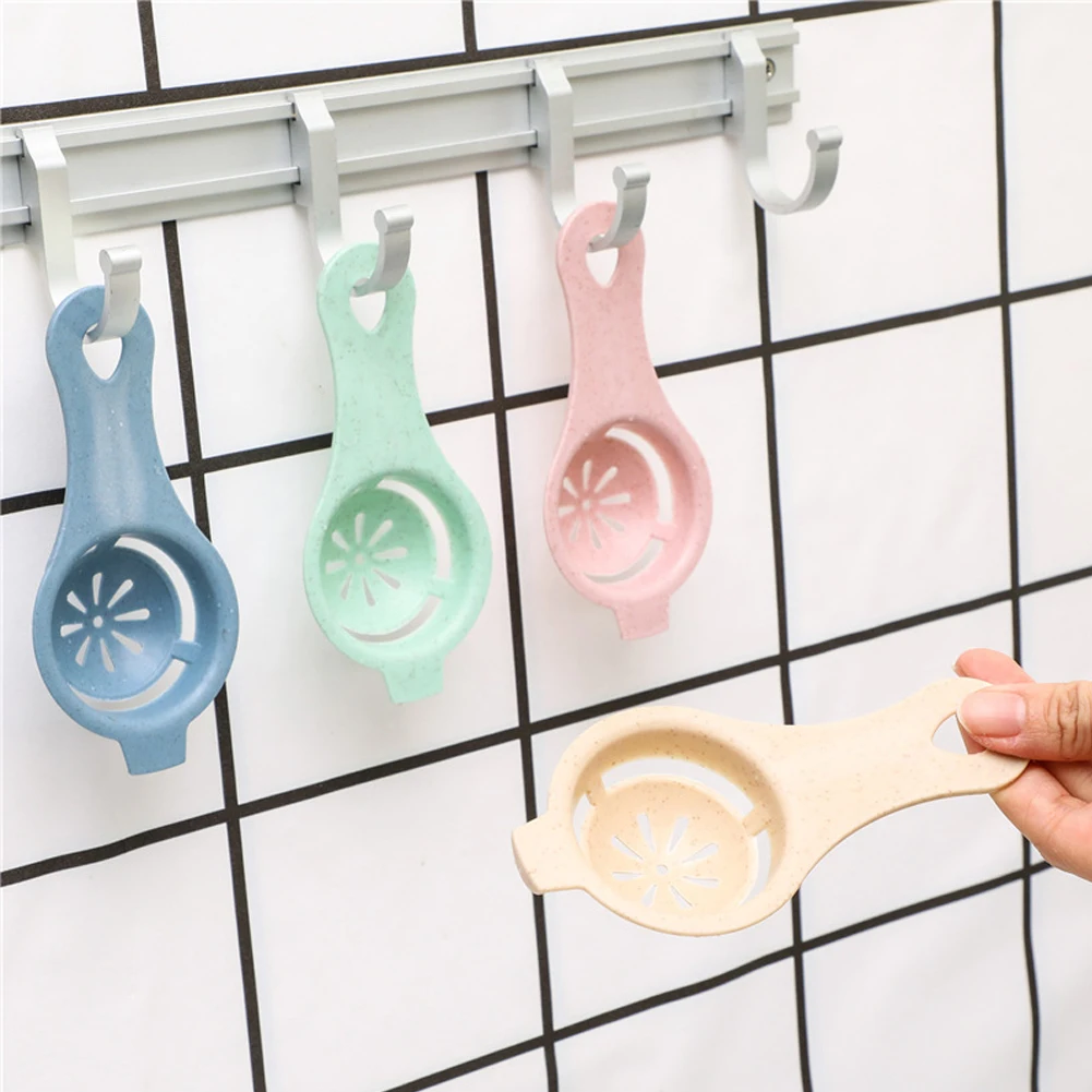 1Pc Egg White Yolk Separator Household Egg Divider Kitchen Cooking Tool Filter Separator Cooking Gadgets Kitchen Supply
