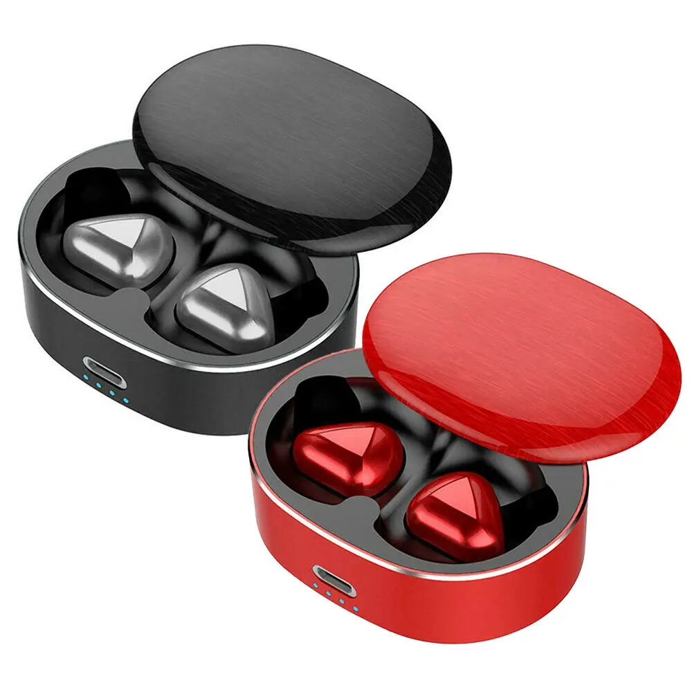 9D стерео Спортивная гарнитура TWS Bluetooth наушники водонепроницаемые True стерео V5.0 Touch беспроводные наушники