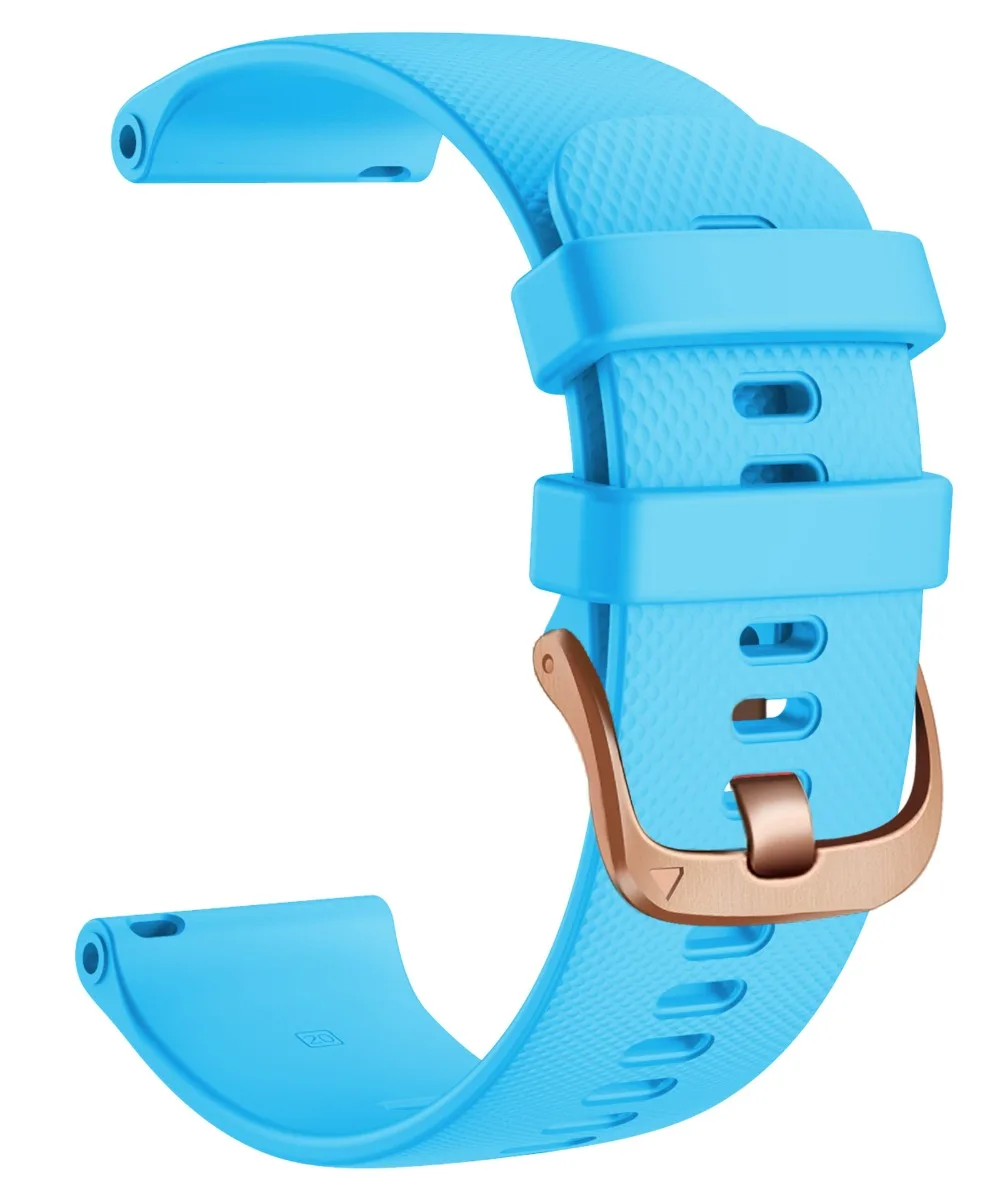 Hot 18/20mm strap for garmin Vivomove 3S/4S/HR/3t smart watch Sport silicone replacement bracelet Wristband accessory EasyFit