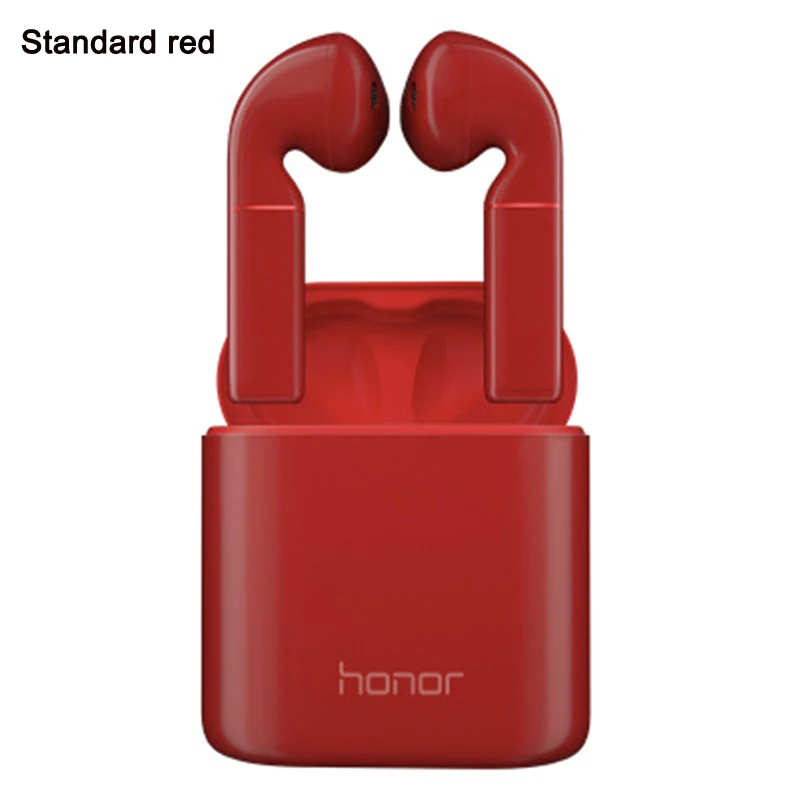 Оригинальные беспроводные наушники huawei Honor Pro Flypods, Hi-Fi аудио, водонепроницаемые, IP54, управление нажатием, Беспроводная зарядка, Bluetooth 5,0 - Цвет: Standard red