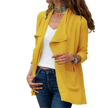 

Leisure Women's Trench Coat Solid Color 2021 Europe and America Versatile Long Sleeve Windbreaker Coats Woman Winter Short Style