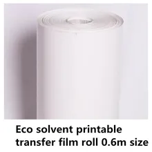 0,6 м Размер большой рулон эко растворитель для печати теплопередачи PU матрериальная пленка рулон