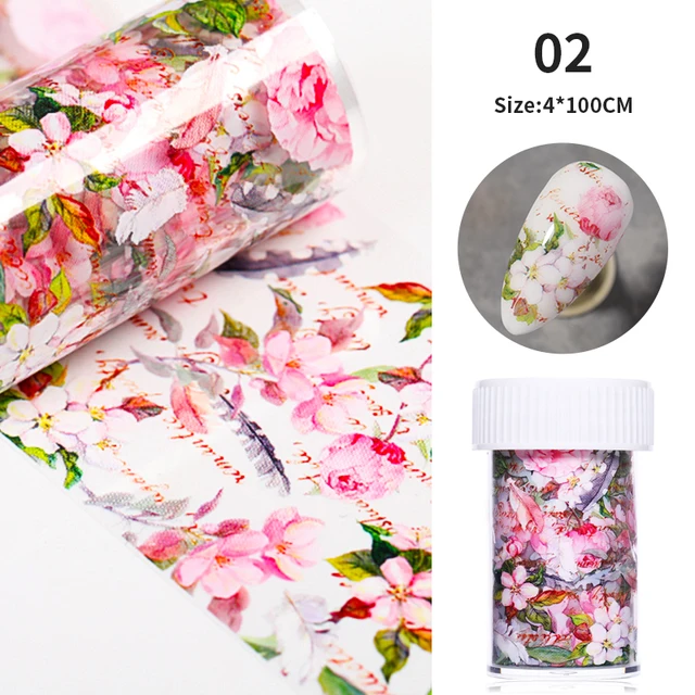 1 Box Glitter Marble Series Nail Transfer Foil Stickers Gold White And Black Bright Slider For Nails DIY Decoration Manicures 23