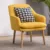 Solid Wood Cloth Single Sofa Chair Nordic Armchair Balcony Leisure Chair for Living Room Bedroom Lazy Modern Minimalist Creative 14
