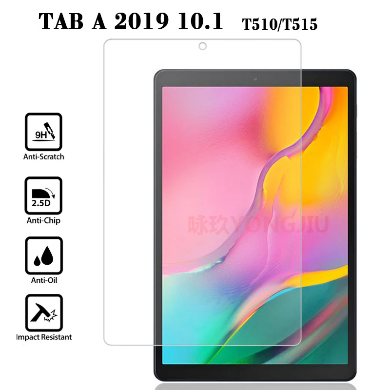 Стеклянная крышка для Samsung Galaxy Tab A 10,1 T510 T515 закаленное защитное стекло для экрана защитная оболочка