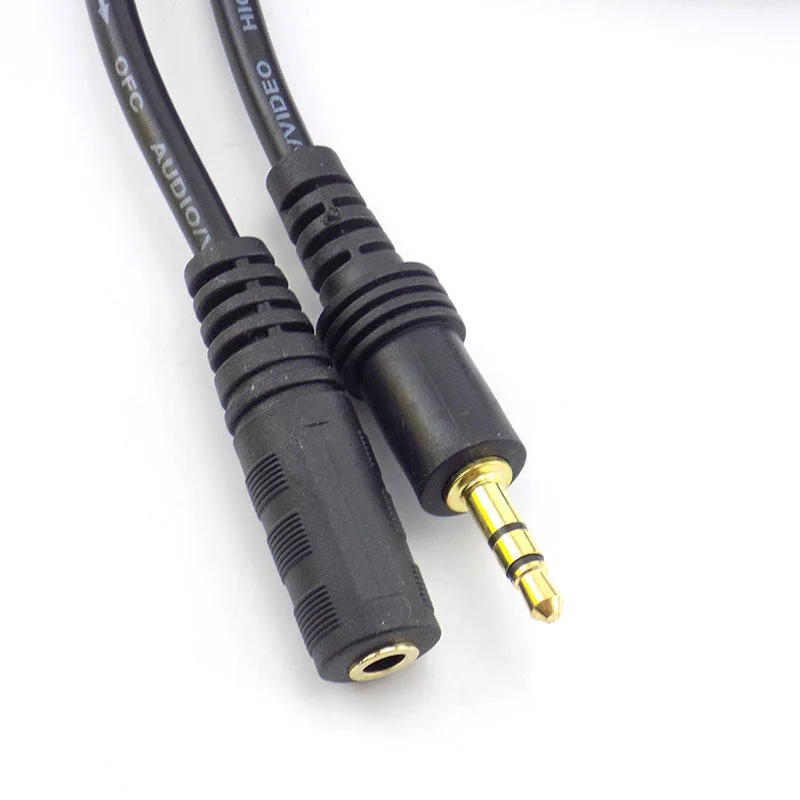 1,5 м 3 м 5 м 10 м DC 3,5 мм RCA папа-папа Женский стерео аудио динамик jack удлинитель кабель Шнур для наушников AV ТВ PC разъем