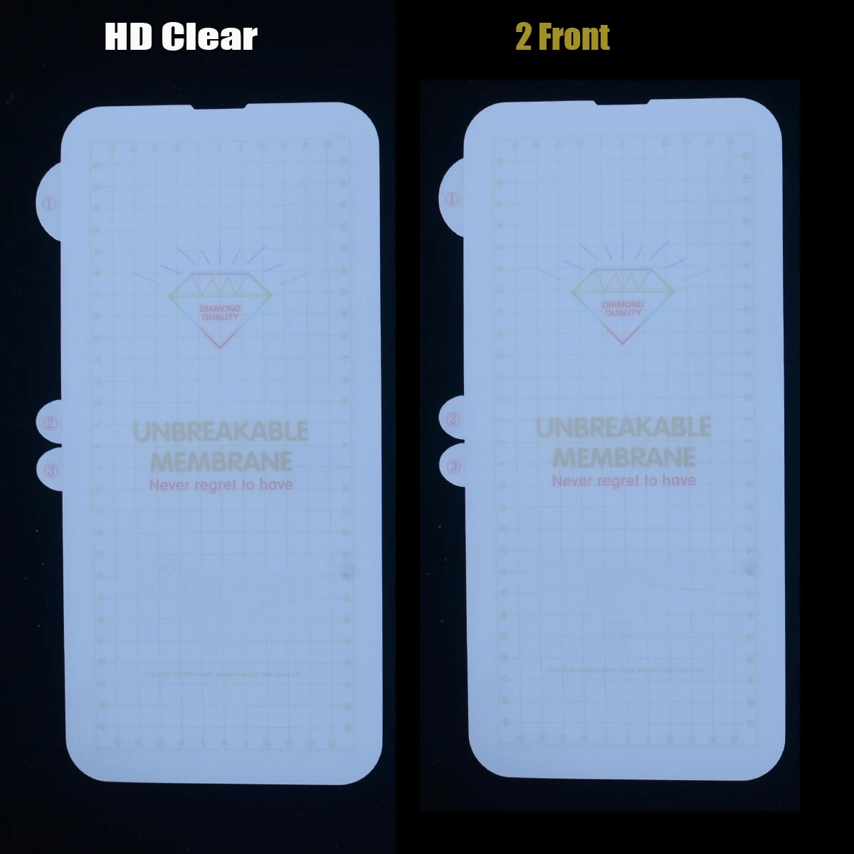 2-Pack Full Coverage Hydrogel Screen Protector – Premium Soft TPU Protective Film