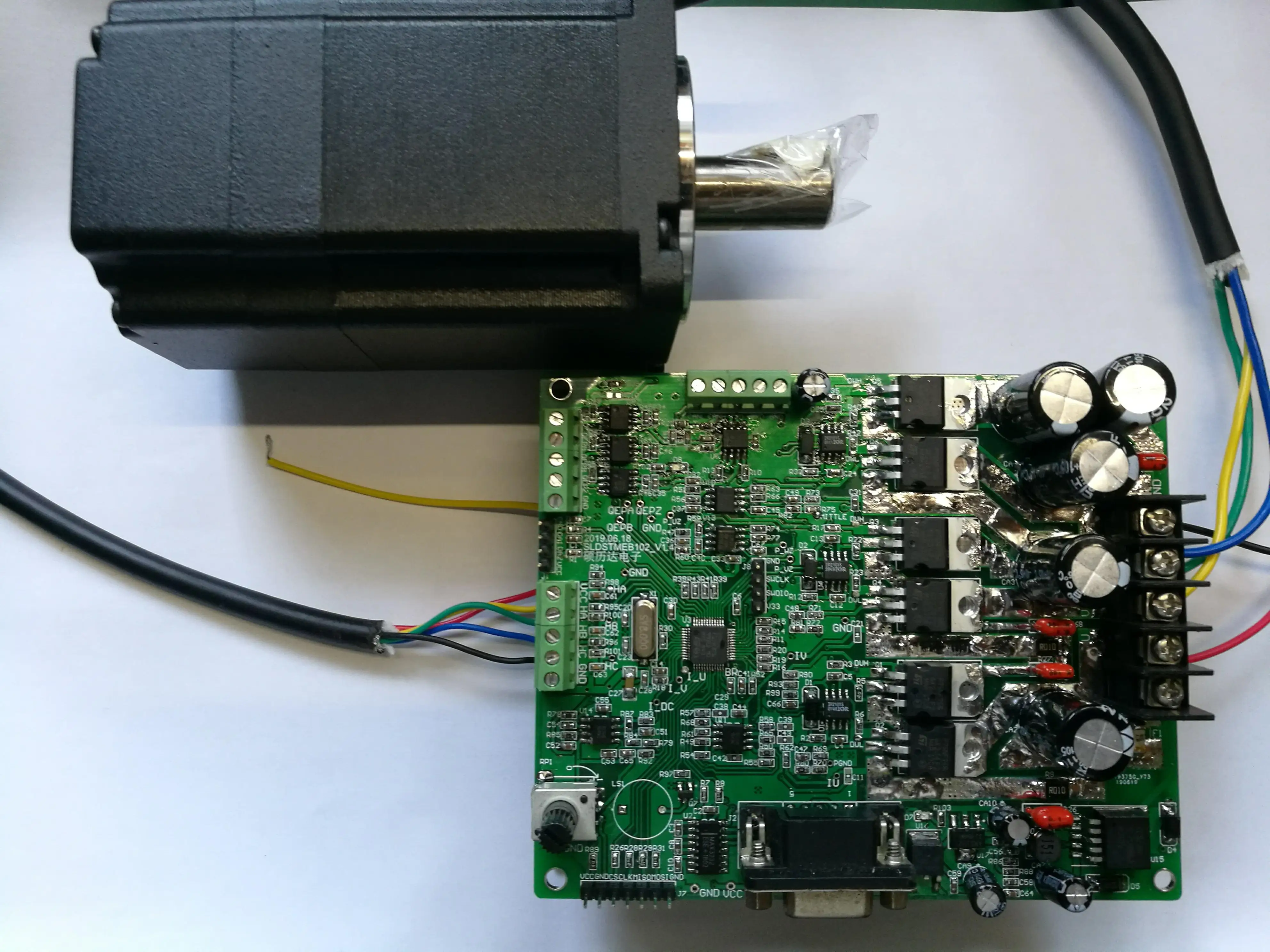 US $125.55 STM32 Threephase Permanent Magnet Motor Control Development Board BLCD PMSM ACIM Motor Control Development Learning Board