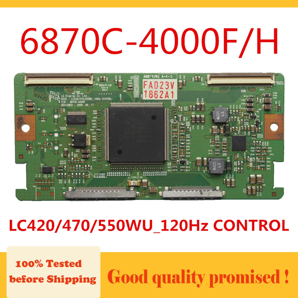 Tcon Board 6870C-4000F/H LC420/470/550WU_120Hz CONTROL 4000FH TV для LG и т. д. Оригинальная логическая плата t-con