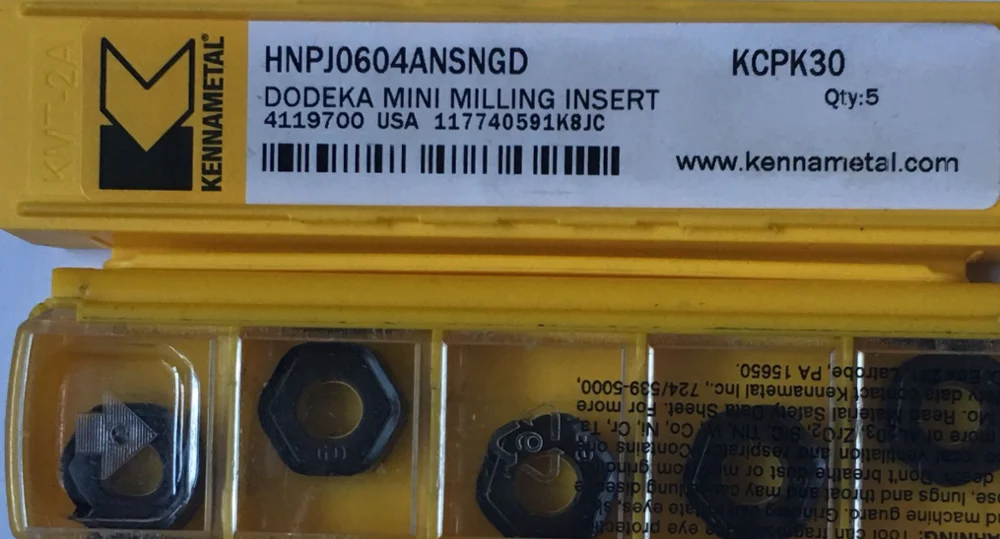 10 шт. KENNAMETAL HNPJ0604ANSNGD KCPK30