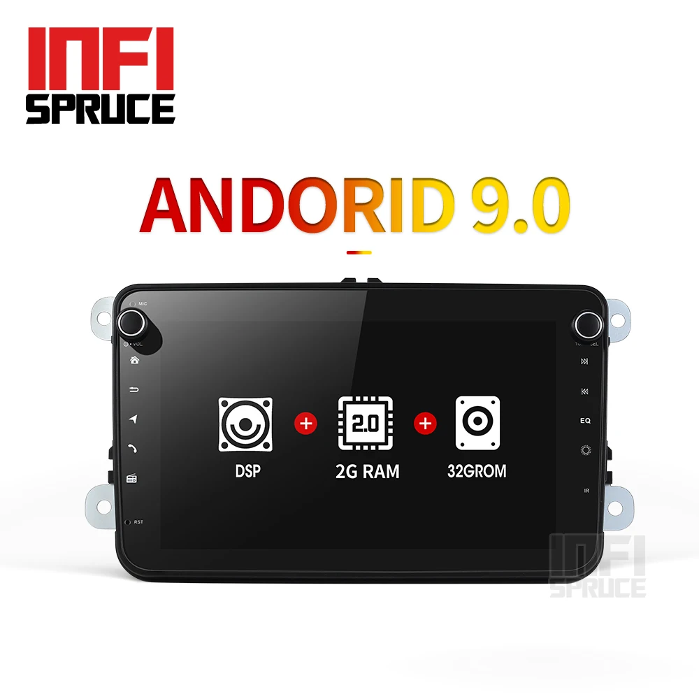 Android 9,0 автомобильный dvd радио плеер для vw golf tiguan polo для Skoda Fabia octavia Superb Yeti Автомобильный gps навигатор стерео 2 din