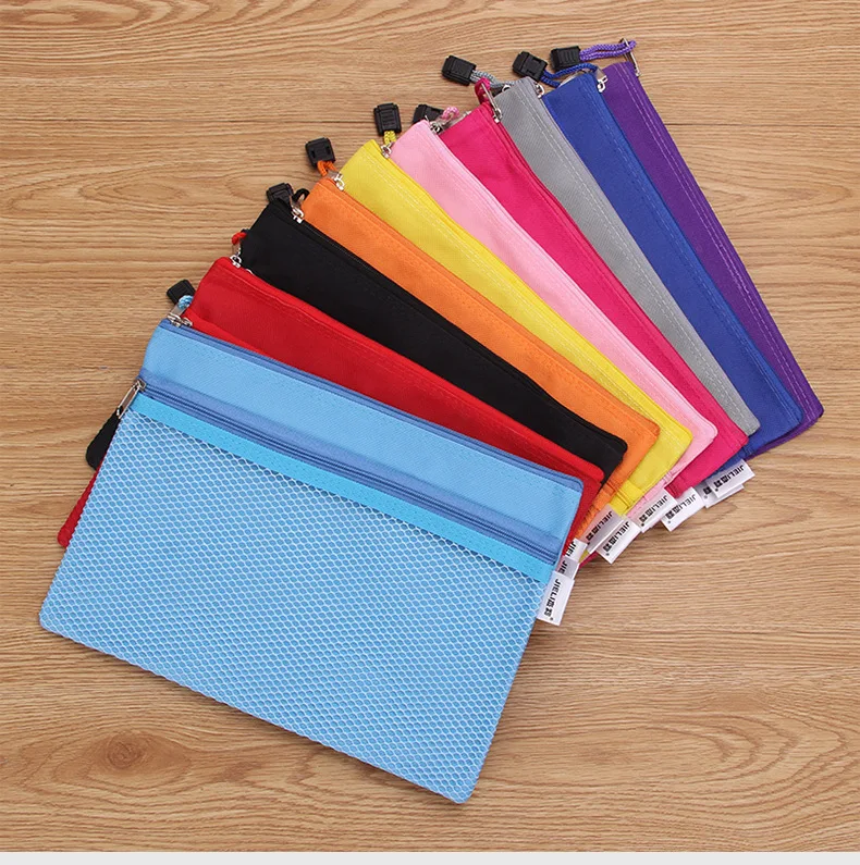 

Jerry A5 File Holder Double Layer Canvas Mesh Storage Bag Training School Propaganda Time of Childbirth Clubhouse Health Care Ba