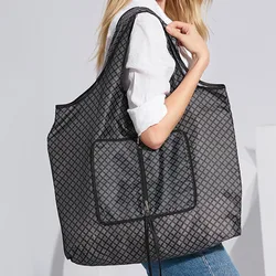 Fashion Wallet Portable Foldable Shopping Bag Polyester Printing Waterproof Japanese Environmental Protection Customized In