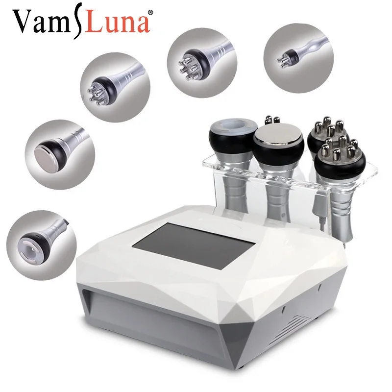 

5 IN 1 40K Cavitation Machine Slimming Vacuum Ultrasonic For Face Lift Skin Rejuvenation Weight Loss Wrinkle Removal