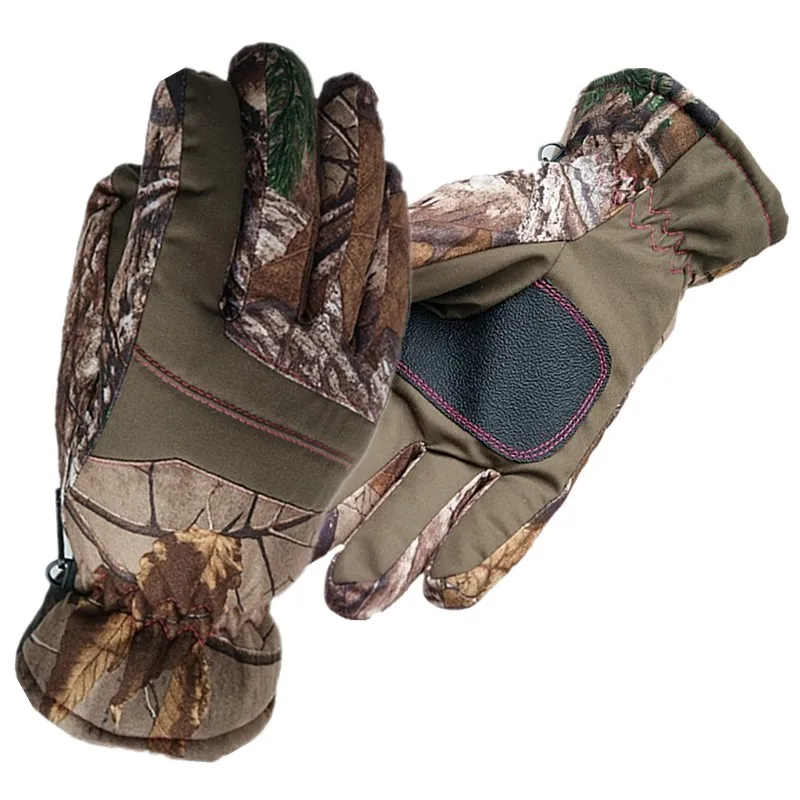 Перчатки с пальцами унисекс камуфляжные термоперчатки для велоспорта защитой от