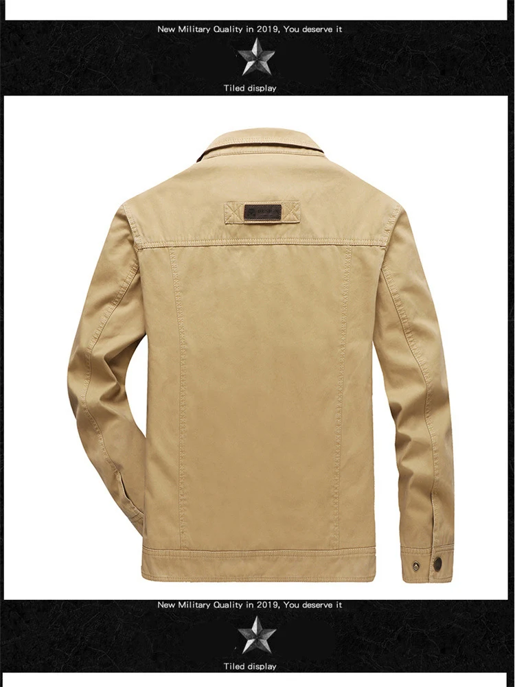 FGKKS Мужская Высококачественная куртка, Мужская куртка в стиле милитари, одноцветная куртка, Мужская Новая модная повседневная куртка, брендовая одежда