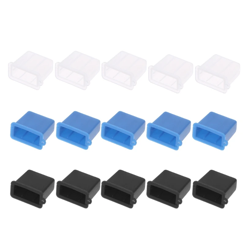 5Pcs USB Type A Male Anti Dust Plug Stopper Cap Cover Protector 10166 2