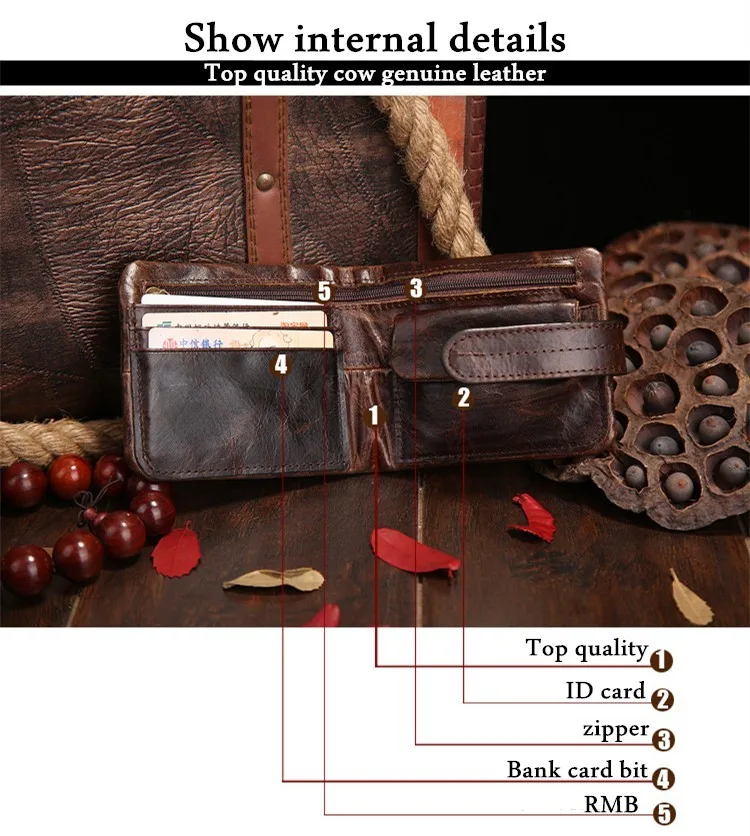 COWATHER hommes portefeuilles 100% TOP vache véritable luxe en cuir de haute qualité 2019 hommes sac à main vintage designer homme sac à main 519