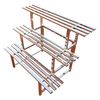 

Flower Rack Balcony Iron Art Living Room Multi-storey Flowerpot Frame Outdoors Ladder Type Three Layers Flower Airs