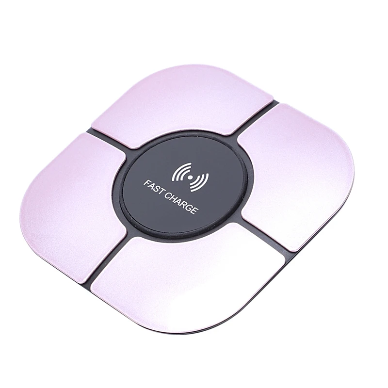 FULL-F02 10W Ultra-Thin Portable Qi Wireless Charger Fast Charging Pad For Iphone 8 Plus X Xr Xs Max Samsung